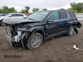 2023 Chevrolet Traverse LT Cloth with VIN 1GNEVGKW4PJ321049, listed as a Copart auction lot 57244395 with 37,901 mi miles and Salvage title. Bid and sale history available at DreamBid. Image 1.