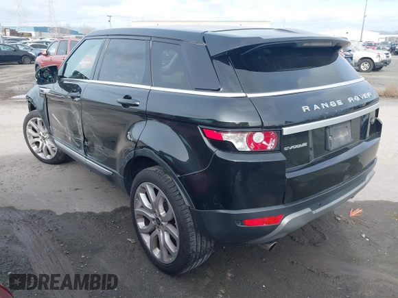 2013 Land Rover Range Rover Evoque Prestige Premium with VIN SALVV2BG8DH808674, listed as a IAAI auction lot 41590565 with 109,191 mi miles and . Bid and sale history available at DreamBid. Image 3.
