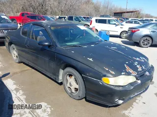 2003 Chevrolet Monte Carlo LS with VIN 2G1WW12E839431664, listed as a IAAI auction lot 41638392 with 143,771 mi miles. Bid and sale history available at carsss.com. Image 1.