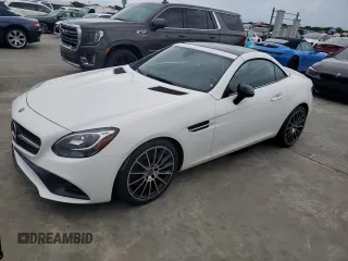 2018 Mercedes-Benz SLC 300 z VIN WDDPK3JA6JF150488, wystawiony jako Copart lot #74885134 z przebiegiem Nie podano mil oraz Szkoda całkowita • Salvage title. Historia ofert i sprzedaży dostępna na DreamBid. Obrazek 1.