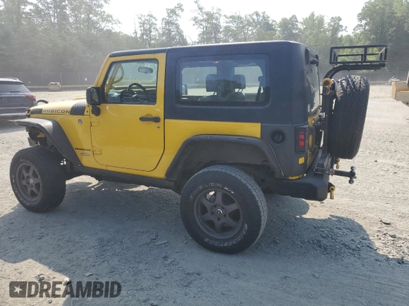 2008 Jeep Wrangler Rubicon with VIN 1J8GA64158L629712, listed as a Copart auction lot 59665675 with 125,616 mi miles and Clean title. Bid and sale history available at DreamBid. Image 2.