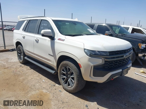 2021 Chevrolet Tahoe Z71 with VIN 1GNSKPKD6MR292371, listed as a IAAI auction lot 41862119 with 81,119 mi miles and . Bid and sale history available at DreamBid. Image 1.