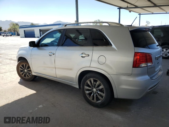2013 Kia Sorento SX with VIN 5XYKW4A25DG312538, listed as a Copart auction lot 53753565 with 132,883 mi miles and Salvage title. Bid and sale history available at DreamBid. Image 2.