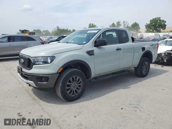 2021 Ford Ranger XL with VIN 1FTER1FH8MLD02641, listed as a Copart auction lot 59501375 with 12,583 mi miles and Salvage title. Bid and sale history available at DreamBid. Image 1.