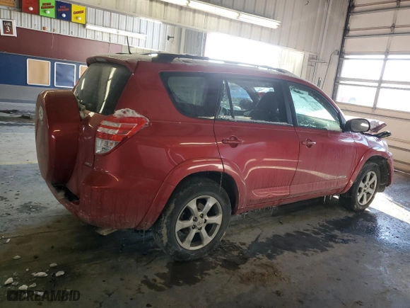 2011 Toyota RAV4 Ltd with VIN 2T3DF4DV1BW122068, listed as a Copart auction lot 45185855 with 0 mi miles and Salvage Title. Bid and sale history available at carsss.com. Image 3.