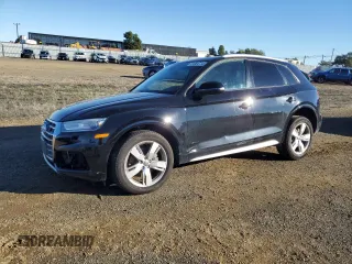 2018 Audi Q5 Premium with VIN WA1ANAFY2J2150488, listed as a Copart auction lot 81384734 with 115,333 mi miles and Salvage Title. Bid and sale history available at carsss.com. Image 1.