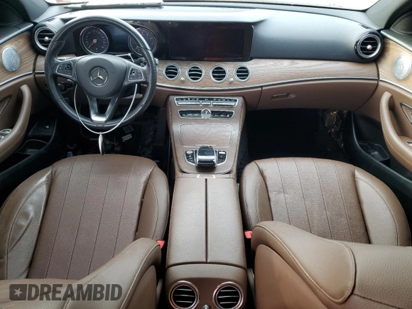 2018 Mercedes-Benz E-Class E 300 with VIN WDDZF4JB1JA465739, listed as a Copart auction lot 81177104 with 0 mi miles and Salvage Title. Bid and sale history available at carsss.com. Image 8.