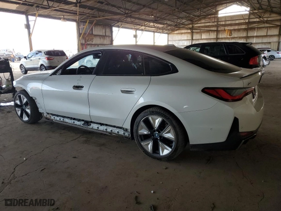 2023 BMW i4 eDrive40 with VIN WBY73AW06PFP51614, listed as a Copart auction lot 86927194 with 16,238 mi miles and Salvage Title. Bid and sale history available at carsss.com. Image 2.