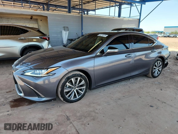 2021 Lexus ES 350 with VIN 58ACZ1B17MU087705, listed as a Copart auction lot 59270375 with 40,846 mi miles and Salvage title. Bid and sale history available at DreamBid. Image 1.