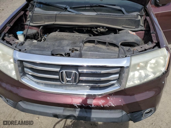 2013 Honda Pilot EX-L with VIN 5FNYF4H7XDB019737, listed as a Copart auction lot 50461335 with 154,181 mi miles and Salvage Title. Bid and sale history available at carsss.com. Image 13.
