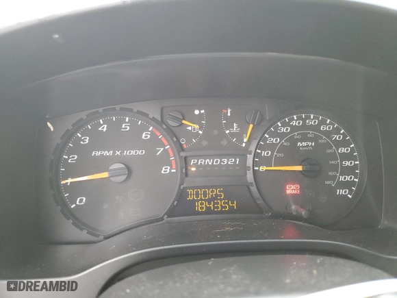 2004 Chevrolet Colorado LT w/1LT with VIN 1GCDT146448192527, listed as a Copart auction lot 88436755 with 184,354 mi miles and Non Repairable. Bid and sale history available at carsss.com. Image 9.