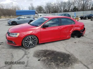 2016 Volkswagen Jetta Sport z VIN 3VWD17AJ7GM323710, wystawiony jako Copart lot #50734475 z przebiegiem 126 773 mil mil oraz Szkoda całkowita • Salvage title. Historia ofert i sprzedaży dostępna na DreamBid. Obrazek 1.