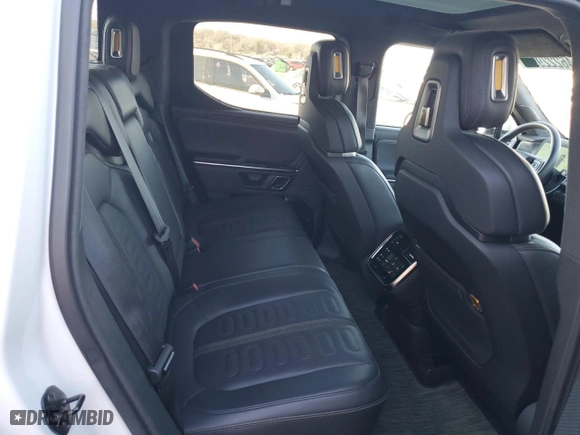 2023 Rivian R1T Adventure with VIN 7FCTGAAA9PN021913, listed as a Copart auction lot 46222995 with 41,888 mi miles and Salvage Title. Bid and sale history available at carsss.com. Image 10.