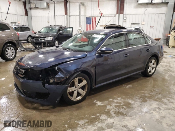2012 Volkswagen Passat SE с VIN 1VWBP7A33CC087804, выставлен на аукционе Copart как лот 51171745 с пробегом 170 512 миль миль и Чистый • Clean title. История ставок и продаж доступна на DreamBid. Изображение 1.