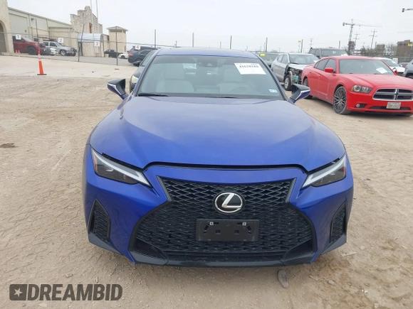 2024 Lexus IS with VIN JTHGZ1B25R5072240, listed as a IAAI auction lot 41628188 with 13,744 mi miles. Bid and sale history available at carsss.com. Image 12.