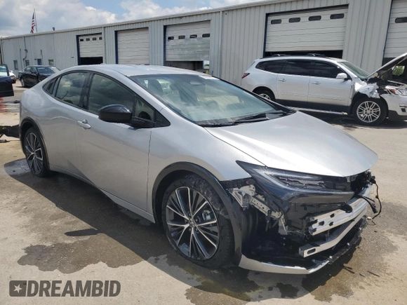 2024 Toyota Prius LE with VIN JTDACAAUXR3042240, listed as a Copart auction lot 55953875 with 1,410 mi miles and Salvage title. Bid and sale history available at DreamBid. Image 4.