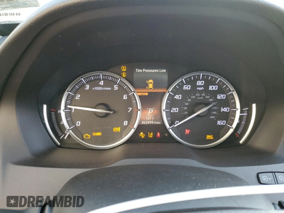 2020 Acura MDX with VIN 5J8YD4H32LL044213, listed as a Copart auction lot 43228305 with 63,499 mi miles and Salvage Title. Bid and sale history available at carsss.com. Image 9.