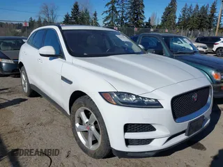 2018 Jaguar F-Pace 25t Prestige with VIN SADCK2FXXJA276435, listed as a IAAI auction lot 41567056 with 71,939 mi miles and . Bid and sale history available at DreamBid. Image 1.