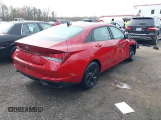 2023 Hyundai Elantra SEL with VIN KMHLM4AG5PU460869, listed as a IAAI auction lot 41909542 with 27,813 mi miles and . Bid and sale history available at DreamBid. Image 4.