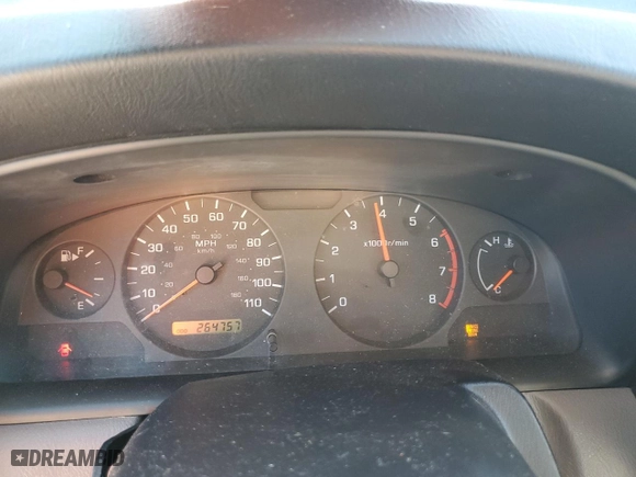 2001 Nissan Xterra XE with VIN 5N1ED28T71C528411, listed as a Copart auction lot 43587275 with 264,757 mi miles and Salvage Title. Bid and sale history available at carsss.com. Image 9.