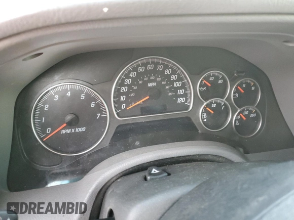 2005 GMC Envoy SLT with VIN 1GKDS13S652329610, listed as a Copart auction lot 76384914 with Not Provided miles and Salvage Title. Bid and sale history available at DreamBid. Image 9.