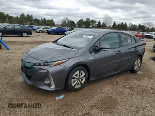 2018 Toyota Prius Plus with VIN JTDKARFP8J3070067, listed as a Copart auction lot 53874145 with 112,531 mi miles and Salvage Title. Bid and sale history available at DreamBid. Image 1.