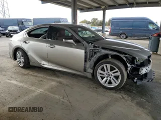 2021 Lexus IS with VIN JTHCA1D21M5115872, listed as a Copart auction lot 49618245 with 33,417 mi miles and Salvage Title. Bid and sale history available at carsss.com. Image 4.