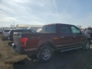 2015 Ford F-150 XLT with VIN 1FTEW1EF5FKD43164, listed as a Copart auction lot 48677185 with 90,823 mi miles and Salvage Title. Bid and sale history available at carsss.com. Image 3.