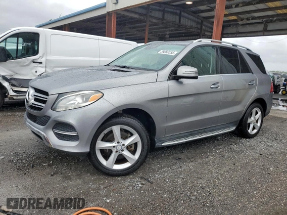 2016 Mercedes-Benz GLE 350 with VIN 4JGDA5JB0GA731913, listed as a Copart auction lot 59880255 with 120,772 mi miles and Salvage title. Bid and sale history available at DreamBid. Image 1.