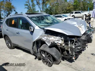 2016 Nissan Rogue SL with VIN 5N1AT2MT6GC762135, listed as a Copart auction lot 50206005 with Not Provided miles and Non Repairable. Bid and sale history available at DreamBid. Image 4.