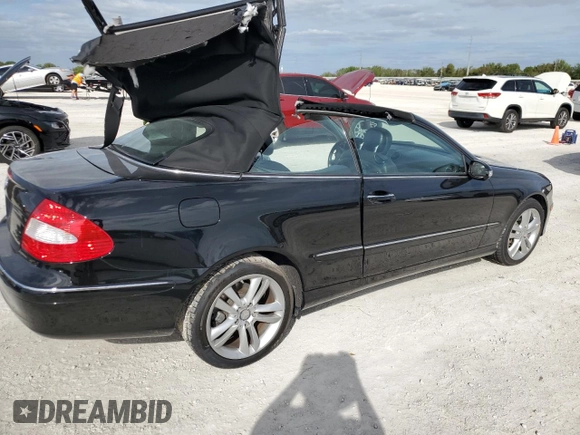 2009 Mercedes-Benz CLK 350 with VIN WDBTK56F29T104192, listed as a Copart auction lot 81130764 with Not Provided miles and Salvage Title. Bid and sale history available at DreamBid. Image 3.