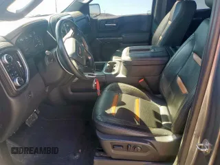 2021 GMC Sierra 1500 AT4 with VIN 3GTP9EED7MG366035, listed as a Copart auction lot 46640235 with 51,547 mi miles and Salvage Title. Bid and sale history available at carsss.com. Image 7.