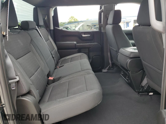 2022 Chevrolet Silverado 1500 Custom with VIN 3GCPABEK1NG596837, listed as a Copart auction lot 55095305 with 32,919 mi miles and Salvage Title. Bid and sale history available at DreamBid. Image 10.
