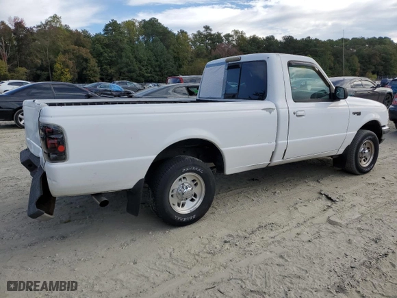 1998 Ford Ranger XL with VIN 1FTYR10U7WTA26524, listed as a Copart auction lot 75791864 with 313,224 mi miles and Salvage Title. Bid and sale history available at carsss.com. Image 3.