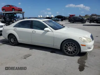 2009 Mercedes-Benz S-Class 5.5L V8 with VIN WDDNG71X29A279020, listed as a Copart auction lot 49957125 with 150,643 mi miles and Clean Title. Bid and sale history available at carsss.com. Image 4.