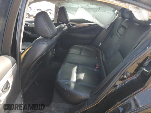 2014 Infiniti Q50 Sport with VIN JN1BV7AR4EM690998, listed as a Copart auction lot 52882475 with 101,479 mi miles and Salvage Title. Bid and sale history available at DreamBid. Image 10.