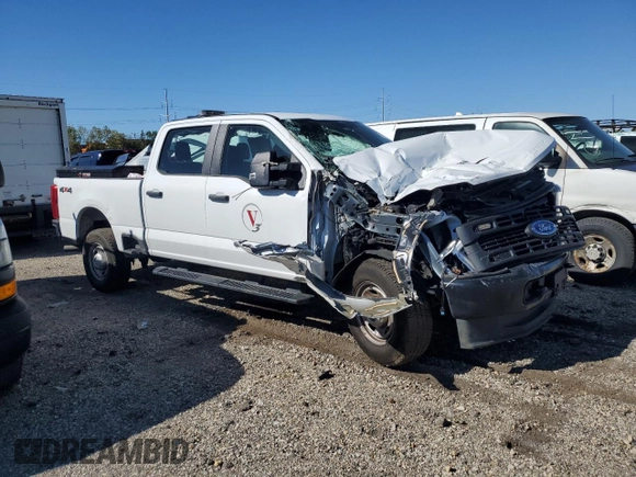 2024 Ford Super Duty F-250 SRW XL with VIN 1FT7W2BA1REC60180, listed as a Copart auction lot 74776124 with 0 mi miles and Salvage Title. Bid and sale history available at carsss.com. Image 4.