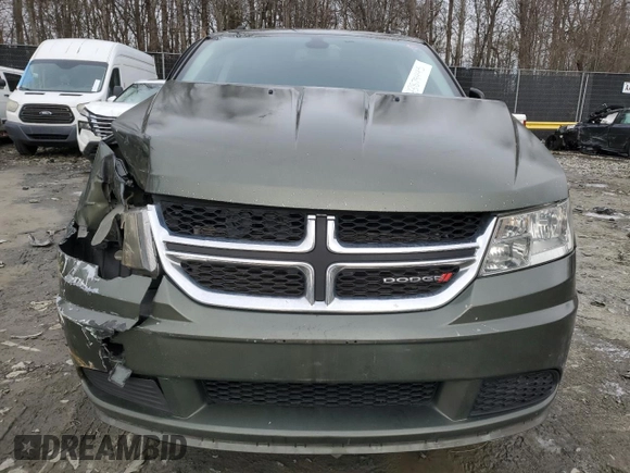 2018 Dodge Journey SE with VIN 3C4PDCAB7JT445621, listed as a Copart auction lot 43879445 with 100,700 mi miles and Salvage Title. Bid and sale history available at carsss.com. Image 5.