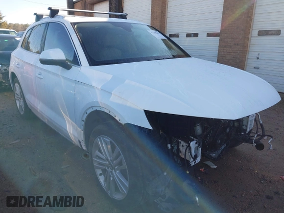 2020 Audi Q5 Premium Plus with VIN WA1BNAFY0L2014027, listed as a IAAI auction lot 41199263 with 30,430 mi miles. Bid and sale history available at carsss.com. Image 1.