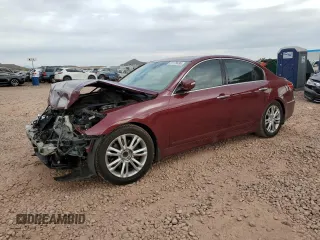 2013 Hyundai Genesis 3.8L with VIN KMHGC4DDXDU223649, listed as a Copart auction lot 51178495 with 182,237 mi miles and Salvage Title. Bid and sale history available at carsss.com. Image 1.