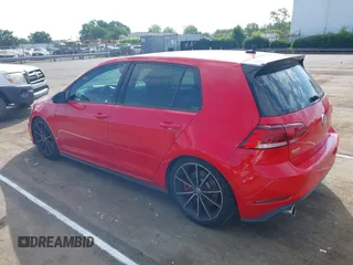 2021 Volkswagen Golf GTI S with VIN 3VW5T7AU5MM011549, listed as a IAAI auction lot 39687780 with 24,872 mi miles. Bid and sale history available at carsss.com. Image 3.