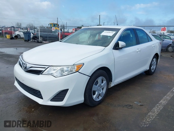 2012 Toyota Camry L with VIN 4T4BF1FKXCR190278, listed as a IAAI auction lot 41808646 with 136,684 mi miles. Bid and sale history available at carsss.com. Image 2.
