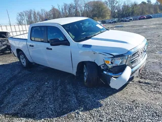 2024 Ram 1500 Tradesman with VIN 1C6SRFGT9RN170687, listed as a IAAI auction lot 41320972 with 4,386 mi miles. Bid and sale history available at carsss.com. Image 1.