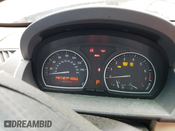 2004 BMW X3 2.5i with VIN WBXPA73474WB29994, listed as a Copart auction lot 52037835 with 140,712 mi miles and Salvage Title. Bid and sale history available at DreamBid. Image 9.