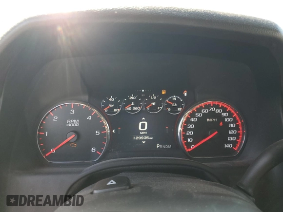2015 GMC Yukon Denali with VIN 1GKS2CKJ8FR596848, listed as a Copart auction lot 52048105 with 129,935 mi miles and Salvage Title. Bid and sale history available at carsss.com. Image 9.