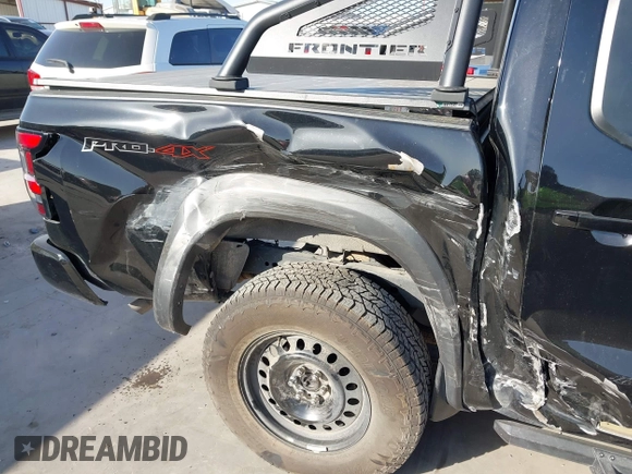 2022 Nissan Frontier S with VIN 1N6ED1EK2NN677116, listed as a IAAI auction lot 42017620 with 14,653 mi miles. Bid and sale history available at carsss.com. Image 18.