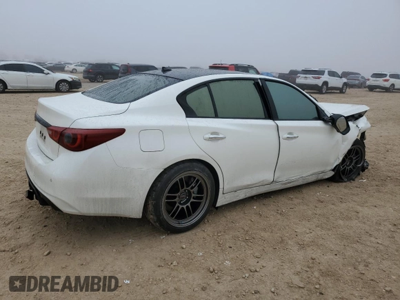 2020 Infiniti Q50 3.0t SPORT with VIN JN1EV7AP2LM208750, listed as a Copart auction lot 42870665 with 61,789 mi miles and Salvage Title. Bid and sale history available at carsss.com. Image 3.
