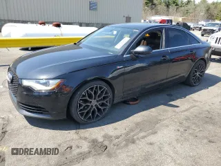 2012 Audi A6 Premium Plus with VIN WAUGGAFC0CN147392, listed as a Copart auction lot 54428535 with 183,503 mi miles and Salvage title. Bid and sale history available at DreamBid. Image 1.