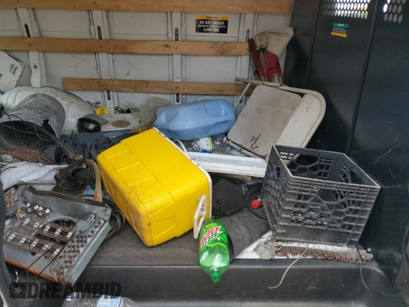 2023 Chevrolet Express Cargo with VIN 1GCWGAFP3P1127328, listed as a Copart auction lot 59623345 with Not provided miles and Salvage title. Bid and sale history available at DreamBid. Image 11.