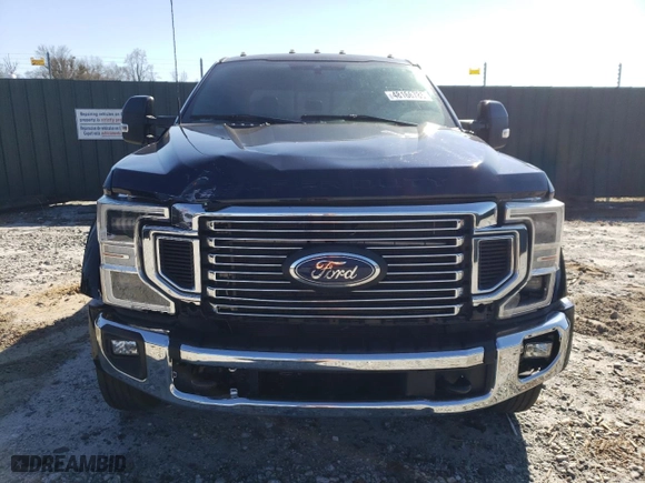 2022 Ford Super Duty F-450 DRW XL with VIN 1FT8W4DT9NEE32836, listed as a Copart auction lot 48166785 with NaN miles and Salvage Title. Bid and sale history available at carsss.com. Image 5.